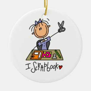 Mig Scrapbook Julgransprydnad Keramik