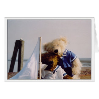 Mig segla för förmiddag hälsningskort