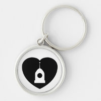 Mig Servos <3! keychain i svart