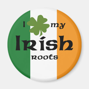 Mig "shamrock," som min irländare rotar magnet
