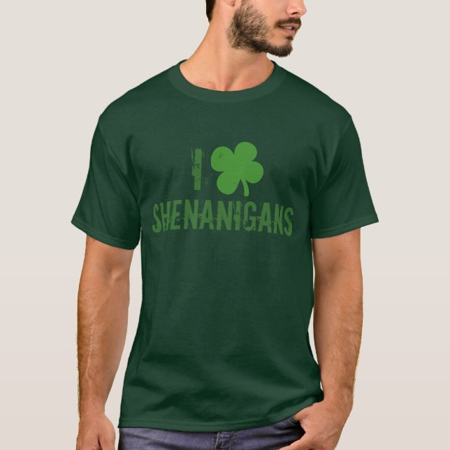 Mig Shamrockkärlekståhej Tee Shirt (Framsida)