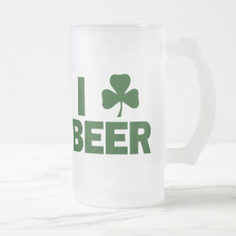 Mig Shamrocköl Frostat Ölglas