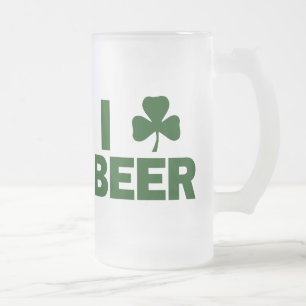 Mig Shamrocköl Frostat Ölglas
