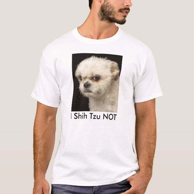 MIG SHIH TZU INTE. ROLIG SHIH TZU GÅVA T SHIRT (Framsida)