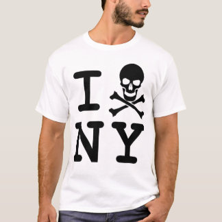 Mig (skalle och crossbones) NY, svart på vit Tröja
