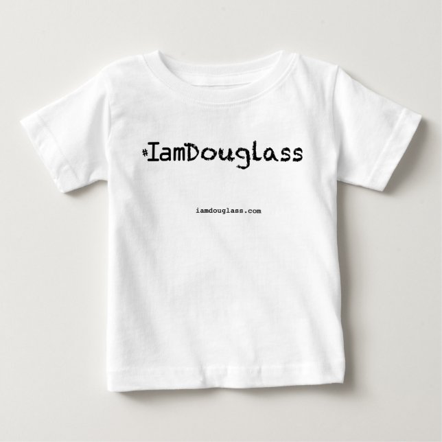 Mig skjorta för förmiddagDouglass bebis Tee Shirt (Framsida)