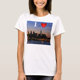 Mig skjorta för utslagsplats för hjärtaPhilly T-shirt