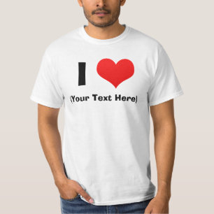 Mig skjortor för hjärtapersonlig T T-shirt
