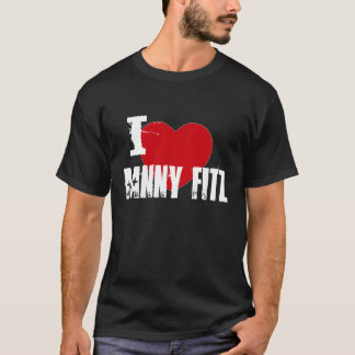 mig slarvig danny för hjärta fitz tee shirt
