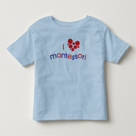 Mig småbarnutslagsplats för <3 Montessori T-shirt