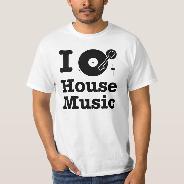 Mig snurrandehusmusik tee shirt (Framsida)