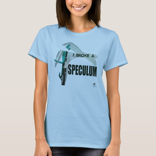 Mig som är fattig en Speculum Tee Shirt (Framsida)