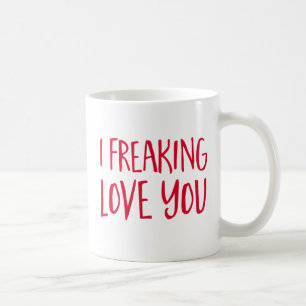 Mig som flipper ur kärlek dig kaffemugg