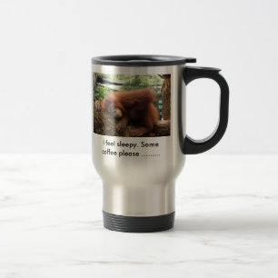 Mig sömnig känselförnimmelse. Något kaffe behar Resemugg