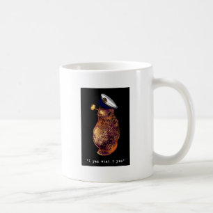 Mig sötpotatis vad mig sötpotatis-svart kaffemugg
