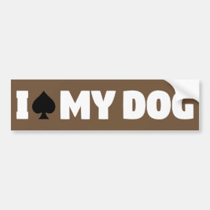 Mig spade min hund (jag Spayed min hund), Bildekal