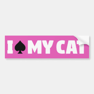 Mig spade min katt (jag Spayed min katt), Bildekal