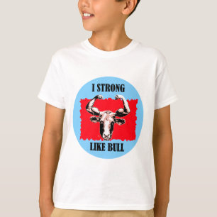 mig stark lik tjur t shirt