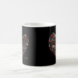 Mig starkare har - hjärta kaffemugg