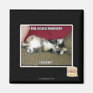 Mig stort läskigt monster magnet