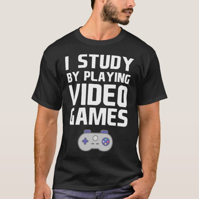 Mig studie, genom att leka videospelGamerT-tröja Tröja (Framsida)