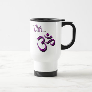 Mig symbol Aum för förmiddagOm-ish Om Resemugg