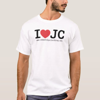 Mig T-tröja för hjärta JC T Shirt