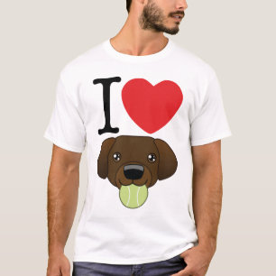 Mig T-tröja för hjärtachokladlabb T Shirt