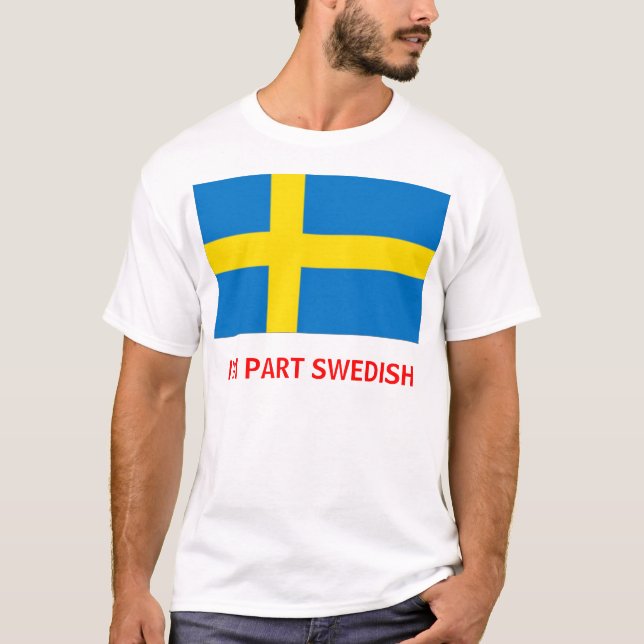 Mig T-tröja/tröja för förmiddagdel svensk Tee (Framsida)