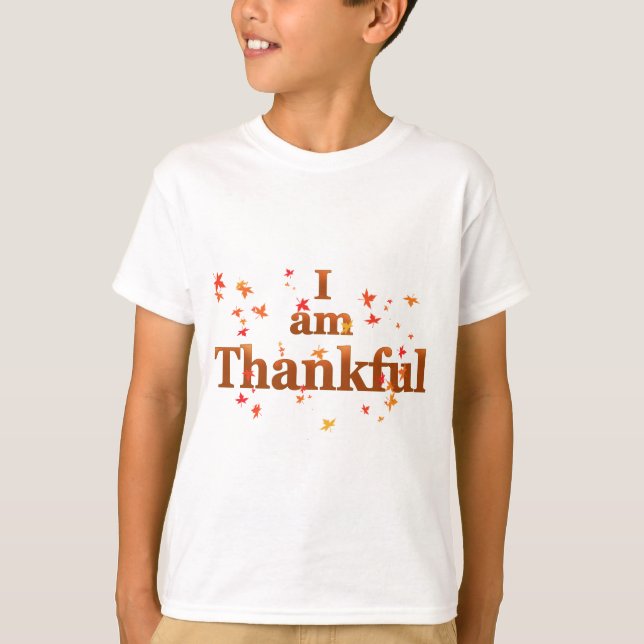 mig tacksam förmiddag t shirt (Framsida)