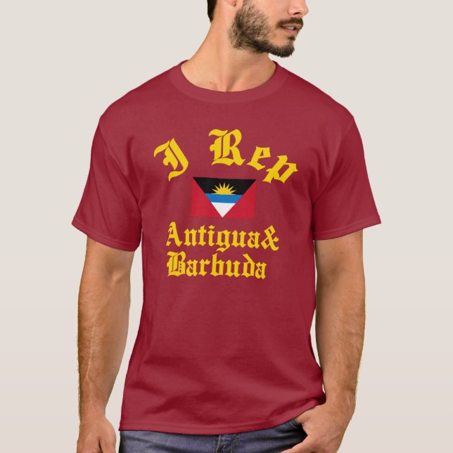 Mig tekniker-Antigua och Barbuda Tee Shirt (Framsida)