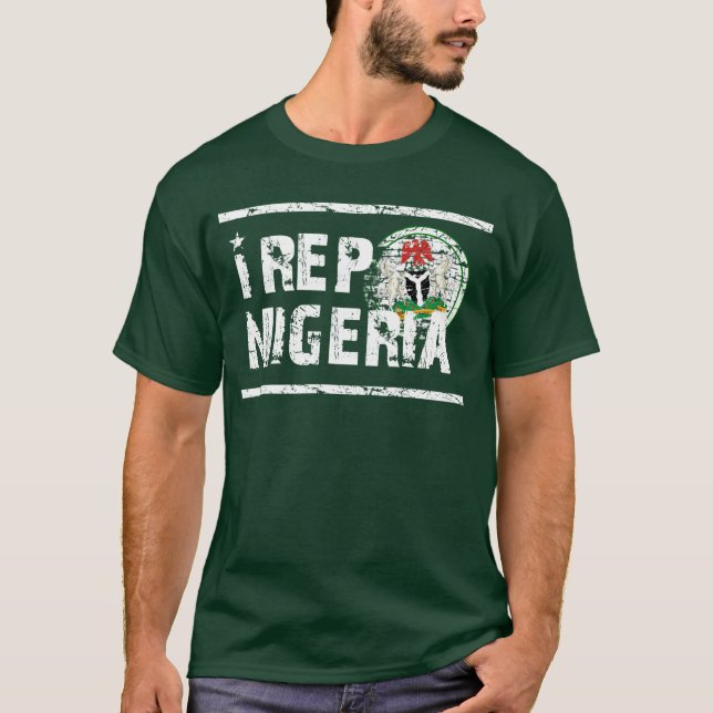 Mig tekniker Nigeria Tee Shirt (Framsida)