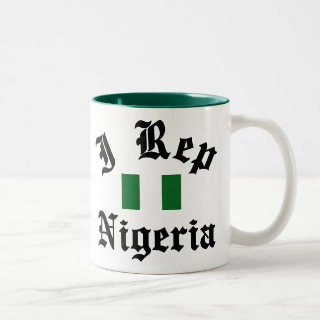 Mig tekniker Nigeria Två-Tonad Mugg (Höger)