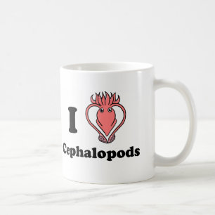 Mig tioarmad bläckfiskCephalopods Kaffemugg