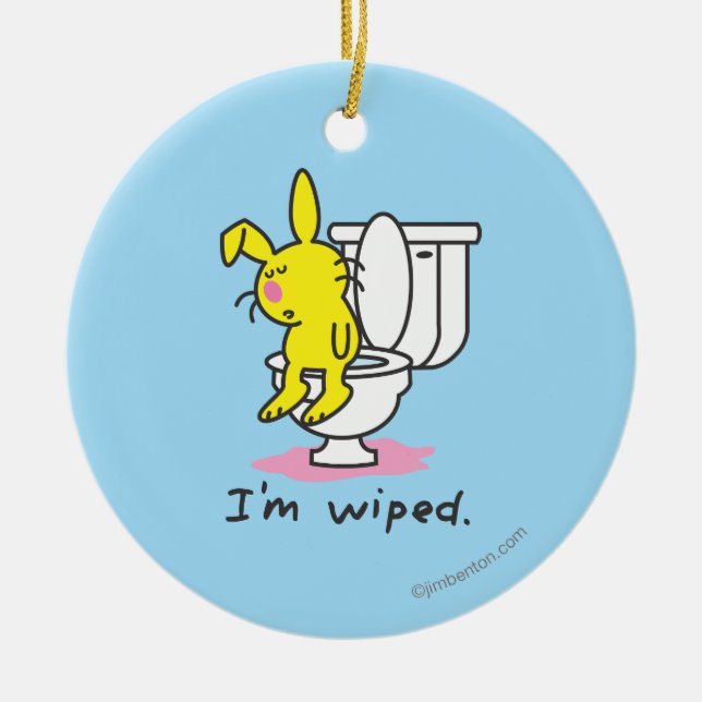 Mig torkad förmiddag julgransprydnad keramik (Framsidan)