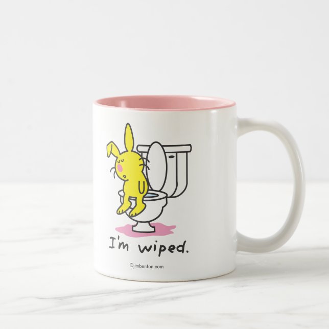 Mig torkad förmiddag Två-Tonad mugg (Höger)