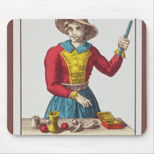 Mig trollkarlen, sju tarotkort musmatta