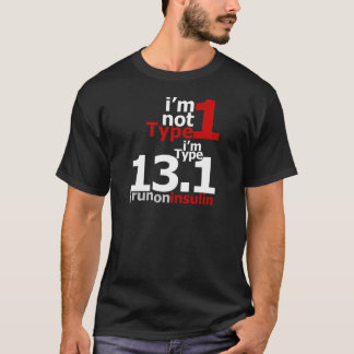 Mig typ för förmiddag inte - 1 - I-förmiddagtyp T-shirt