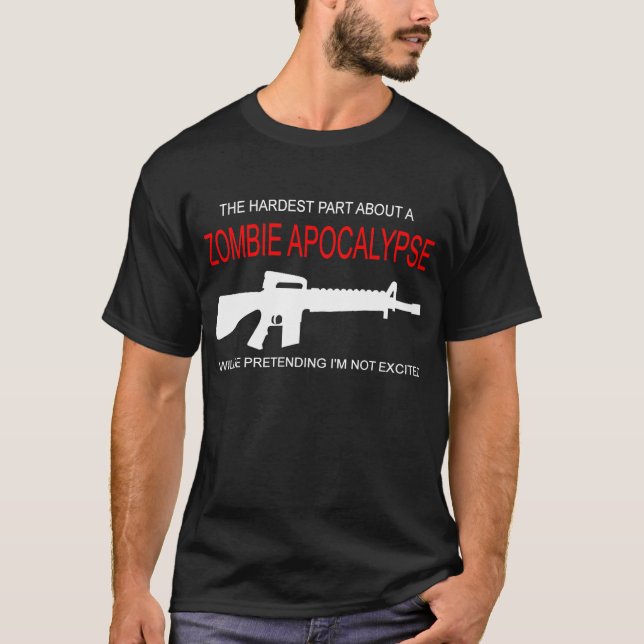 Mig upphetsad förmiddag t shirt (Framsida)