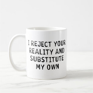 Mig utskottsvara din verklighet kaffemugg