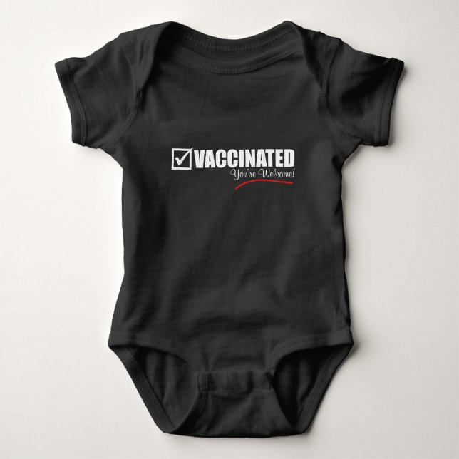 Mig vaccinerad förmiddag. Du är Welcome. Tee Shirt (Framsida)