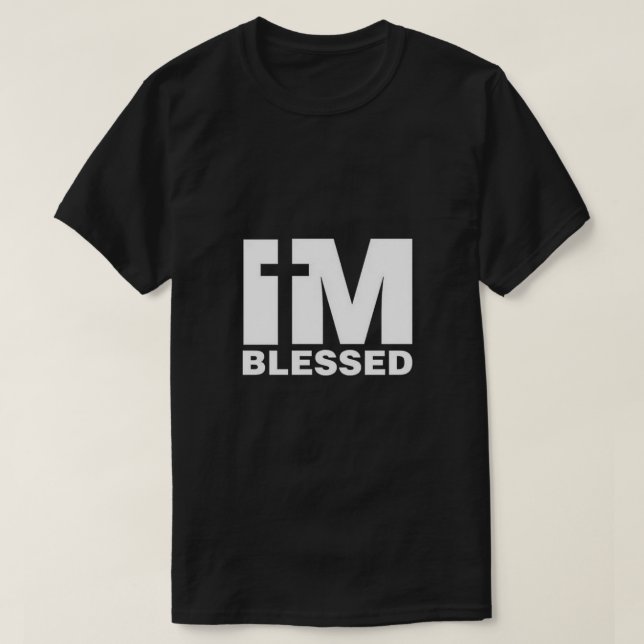 Mig välsignad T-tröja för förmiddag Tee (Design framsida)