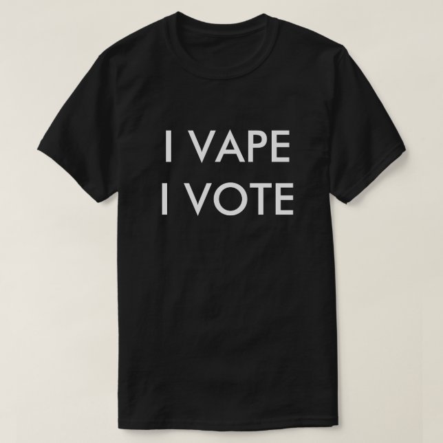 MIG VAPE SOM JAG RÖSTAR TEE (Design framsida)
