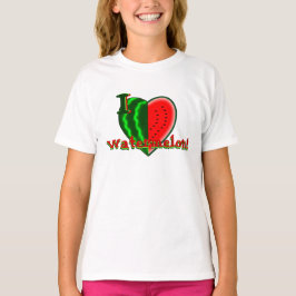 Mig vattenmelon (för hjärta) t shirt
