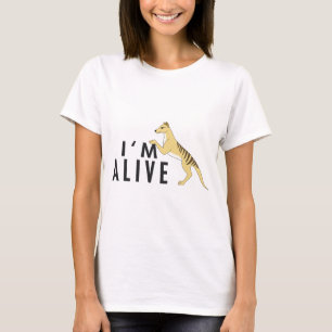 Mig vid liv förmiddag - Thylacine Tee