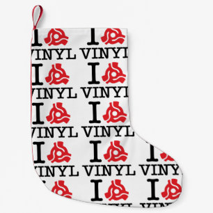 Mig vinyl för 45 adapter liten julstrumpa