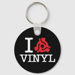 Mig vinyl för 45 adapter nyckelring