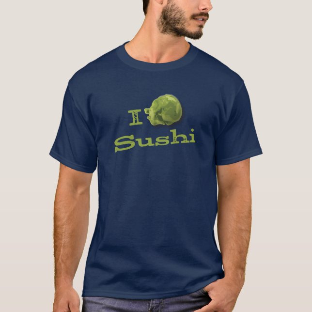 Mig Wasabi Sushi T-shirt (Framsida)