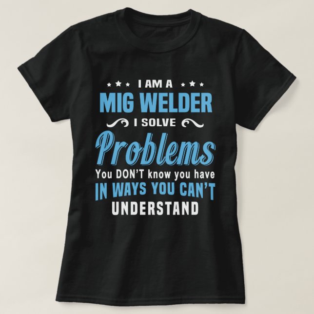 Mig Welder T Shirt (Design framsida)