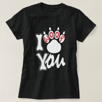 Mig Woof dig - kvinnlig t-skjorta Tee Shirt